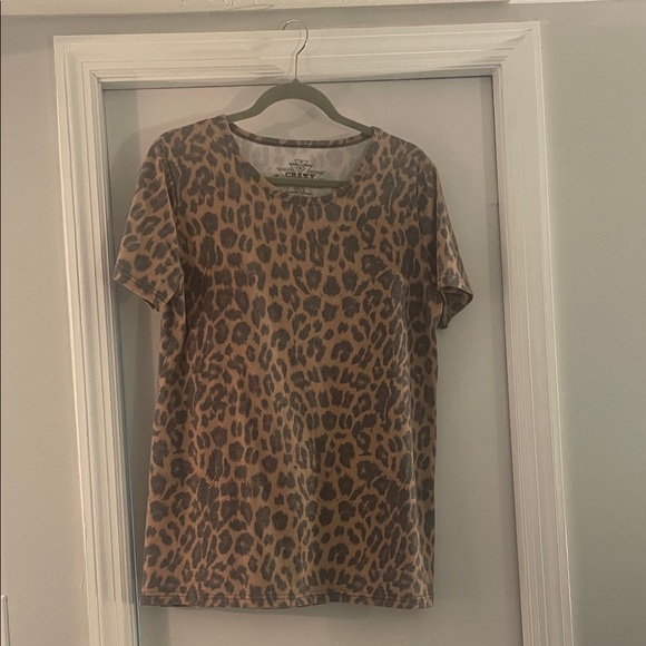 Crazy Train Leopard Print Top - Picture 1 of 3